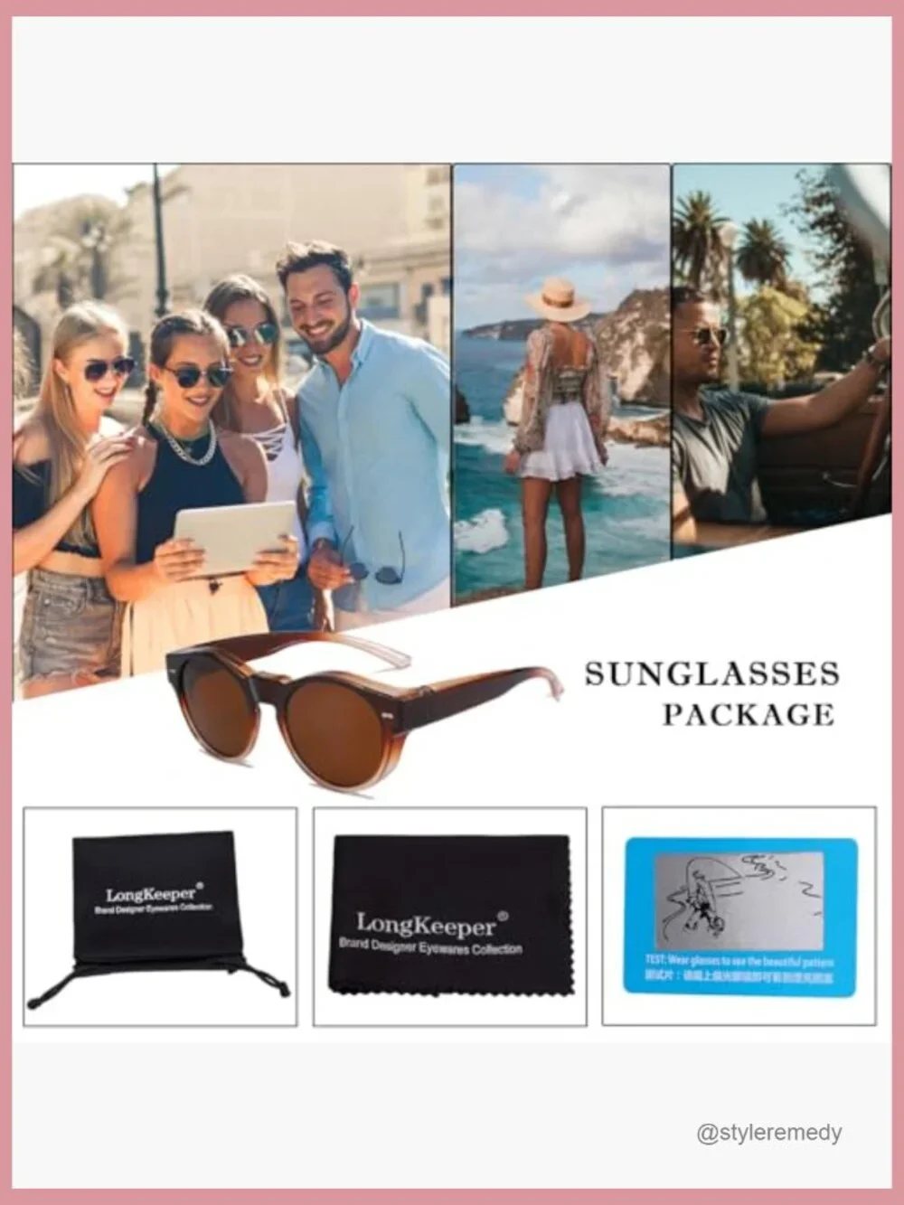 Polarized Fit Over Sunglasses Round Frame Driving Travel